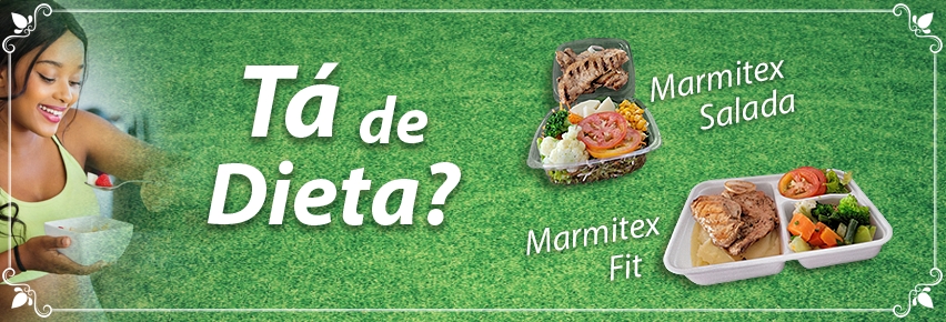 Marmita Fit e Salada