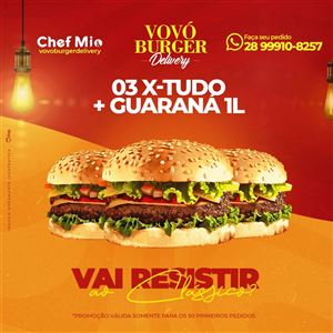 03 X-TUDO + GUARANÁ 1L
