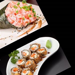 1 TEMAKI FILADÉLFIA + 11 ROLLS