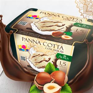 AURUS PANNA COTTA COM AVELÃS - 1,5L