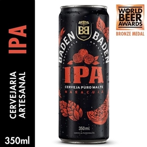 Cerveja Baden Baden Puro Malte IPA Maracujá Lata 350ml