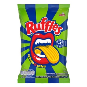 BATATA RUFFLES CEBOLA E SALSA 76G