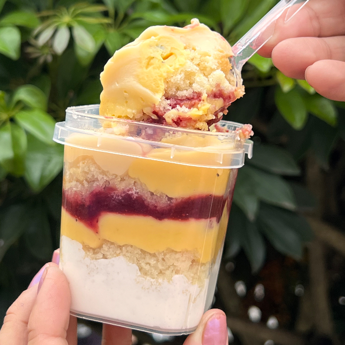 BOLO NO POTE MARACUJÁ & FRUTAS VERMELHAS