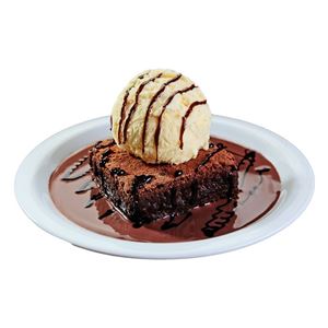 BROWNIE COM SORVETE