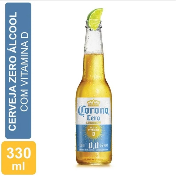 Cerveja Corona Cero Sunbrew Sem Álcool Long Neck 330ml