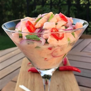 CEVICHE DE SALMÃO