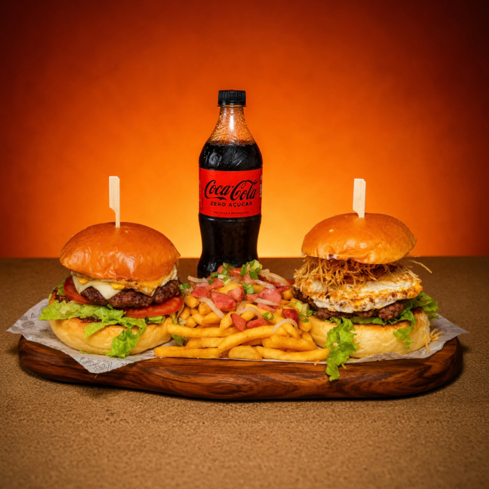 COMBO HANDPAIS: 1 HANDTUDO + 1 CHEESE EGG + BATATA-FRITA TURBINADA + REFRI 600