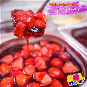 CREME MORANGO EM CALDA