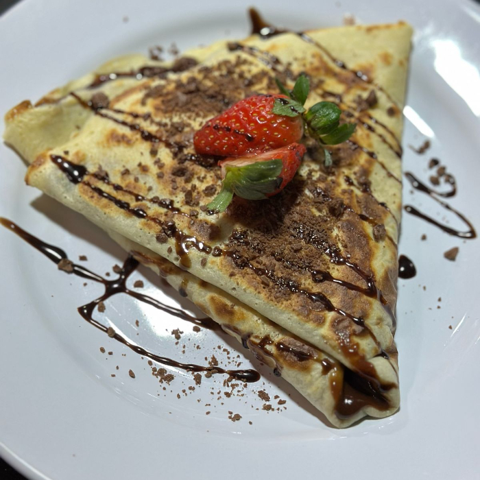 CREPE BANANA, CANELA E MEL