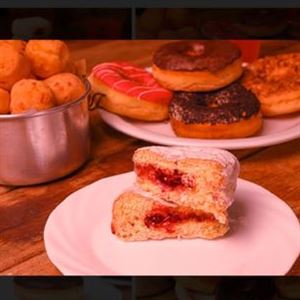 DONUTS FRUTAS VERMELHAS
