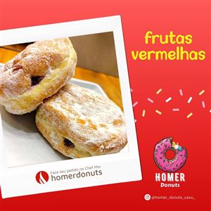 DONUTS Frutas Vermelhas