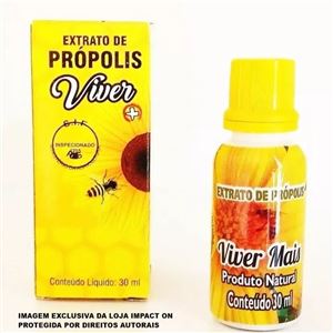 Extrato De Própolis Puro 30ml - Pinga Gotas Viver +
