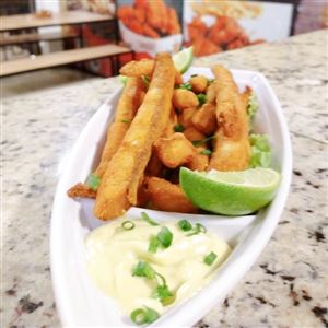 FILÉ DE TILÁPIA EMPANADA