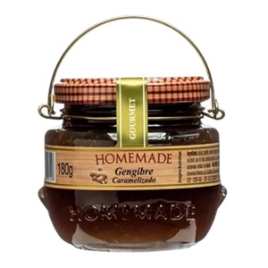 GELEIA HOMEMADE GENGIBRE CARAMELIZADO 180G 