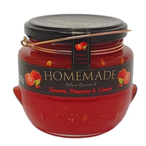 GELEIA HOMEMADE GOURMET TOMATE/PIMENTA/LIMÃO 320G