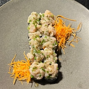 GOHAN COM PEIXE BRANCO E MOLHO DE ERVAS