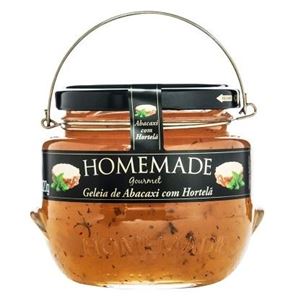 GELEIA HOMEMADE GOURMET ABACAXI/HORTELÃ 320G 