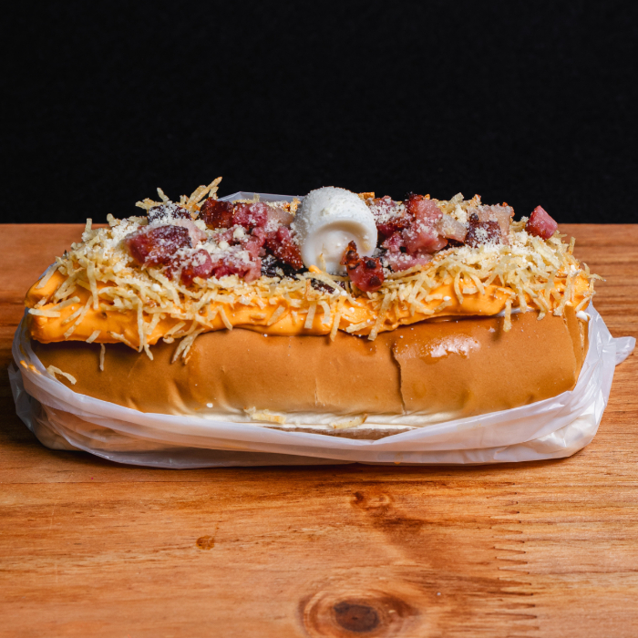 HOTDOG BACON E CHEDDAR