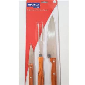 KIT CHURRASCO FRATELLI INOX