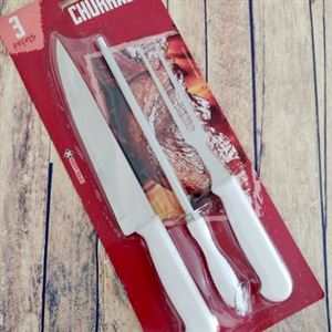 KIT CHURRASCO UNIVENDAS INOX