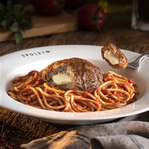 MASSA ITALIANA COM POLPETTONE