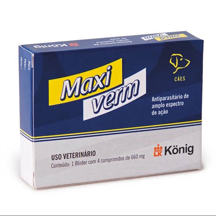 MAXIVERME PLUS (10 KG) COM 4 COMPRIMIDOS