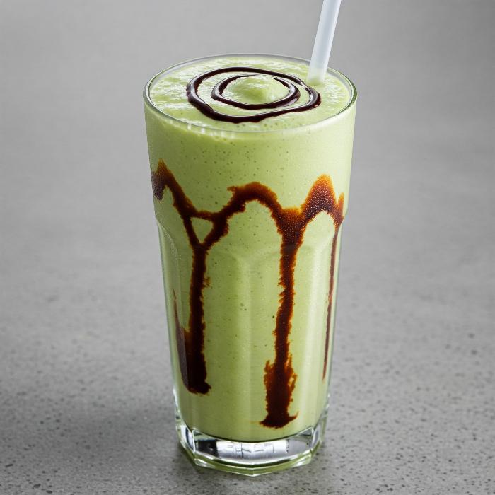 MILK SHAKE 500 ML - PISTACHE C/ CHOCOLATE MEIO AMARGO