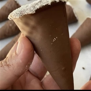 Cone trufado de Ninho com Nutella