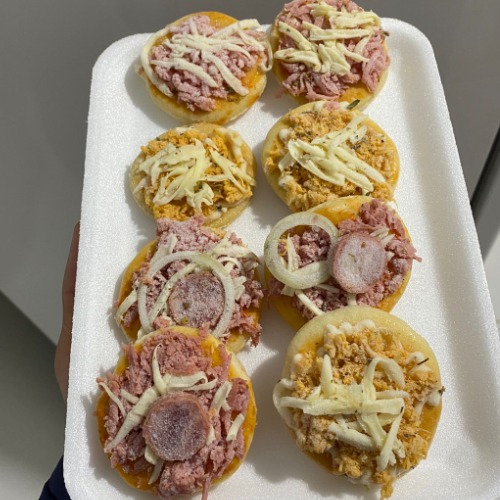 MINI PIZZA ASSADA - 10 UNIDADES
