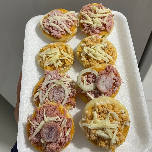 MINI PIZZA PRÉ-ASSADA - 10 UNIDADES