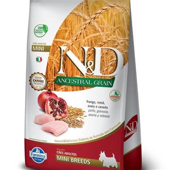 ND ANCESTRAL CANINE FRANGO ADT MINI 2,5 KG
