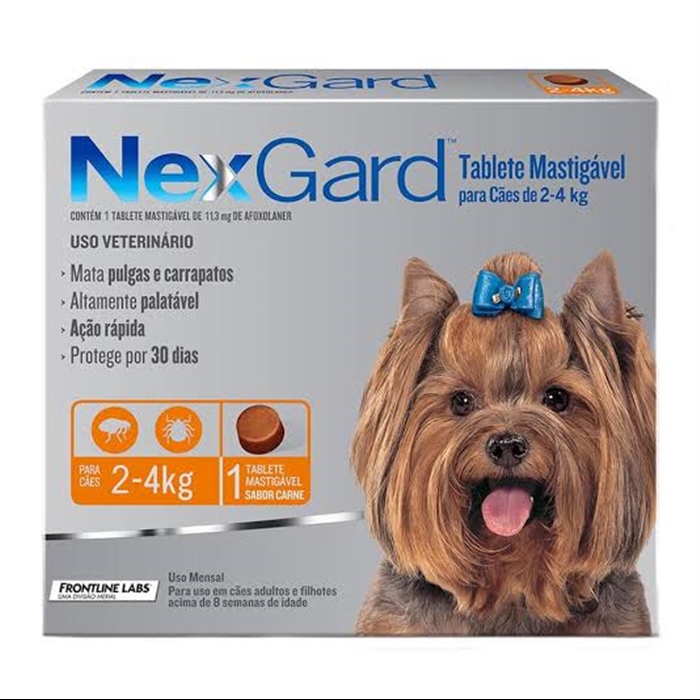 NEXGARD 1 TABLETE MASTIG 02-04 KG