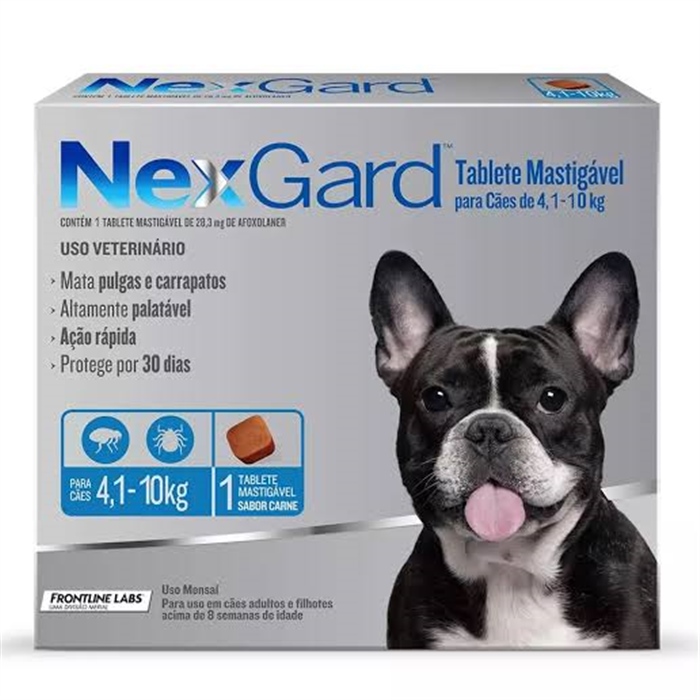 NEXGARD 1 TABLETE MASTIG 04-10 KG