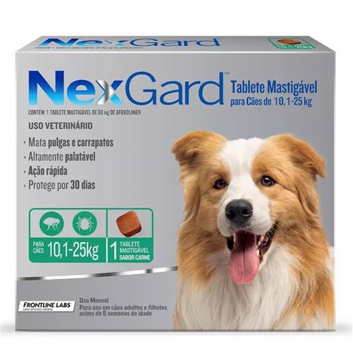 NEXGARD 1 TABLETE MASTIG 10-25 KG