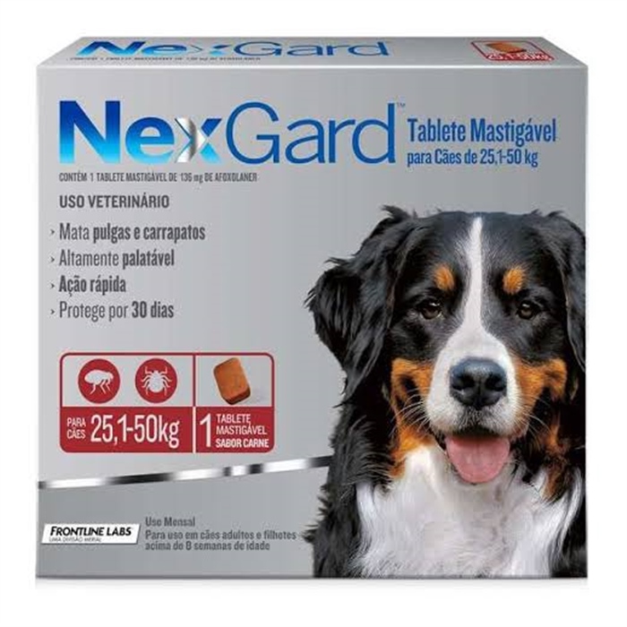 NEXGARD 1 TABLETE MASTIG 25-50 KG