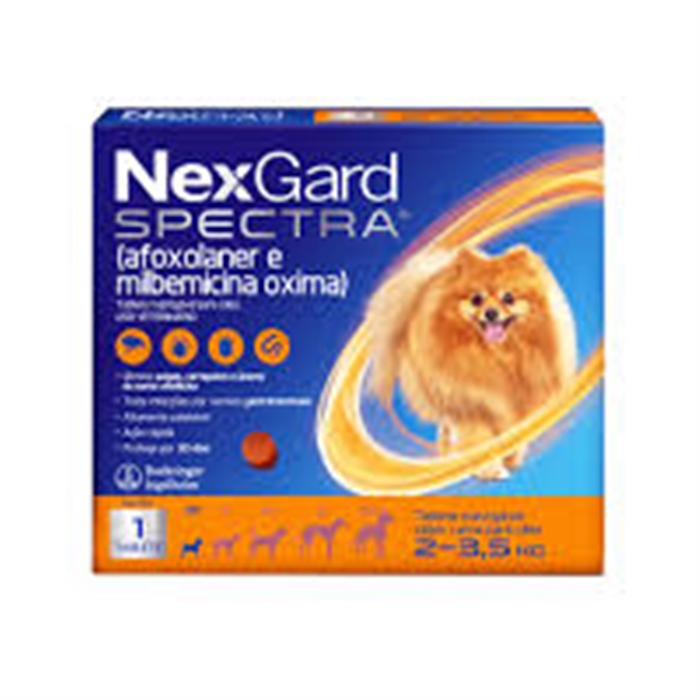 NEXGARD SPECTRA 02-3,5 KG - 1 TABLETE MASTIG
