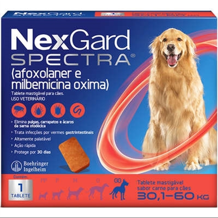 NEXGARD SPECTRA 30-60 KG - 1 TABLETE MASTIG