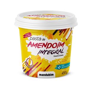 Pasta de Amendoim Integral 450g
