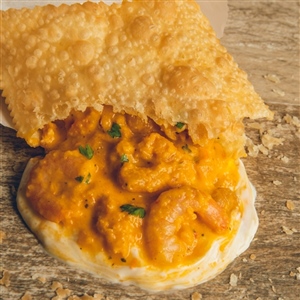 Pastel de Camarão Cremoso (Médio)