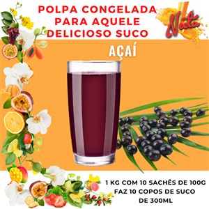 Polpa de Fruta Açaí