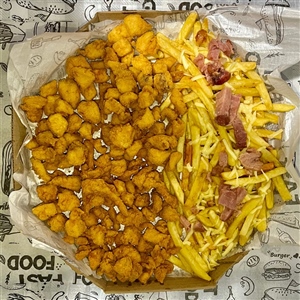 PORÇÃO P - 300G DE FRANGO + 300G DE BATATA