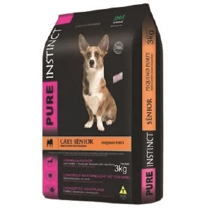 PURE INST CÃES SÊNIOR PEQUENO PORTE - SC 3KG