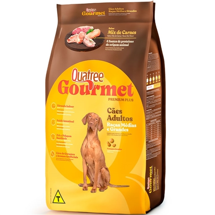 QUATREE GOURMET AD SEM CORANTES 15 KG