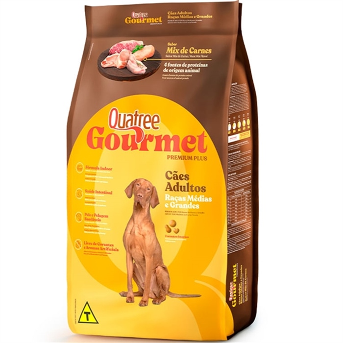 QUATREE GOURMET AD SEM CORANTES 20 KG