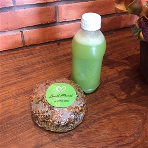Quibe de Quinoa + Suco