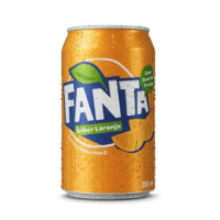 REFRI LATA FANTA LARANJA 350 ML