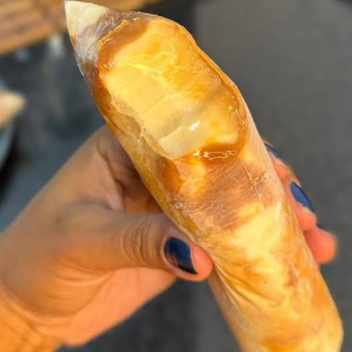 SACOLÉ DE DOCE DE LEITE COM PAÇOCA