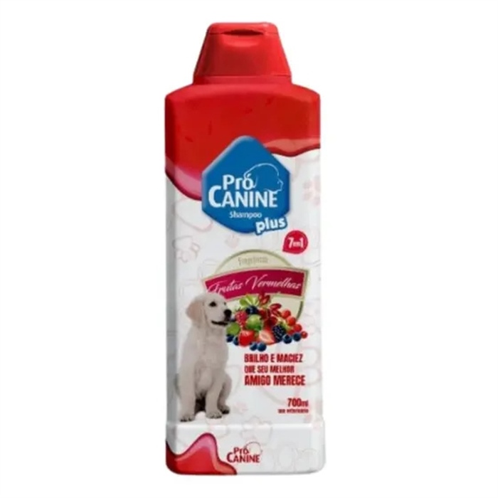 SHAMPOO PROCANINE FRUTAS VERMELHAS 7X1 700ML