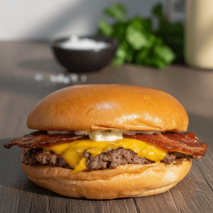 SMASH CHEESEBACON