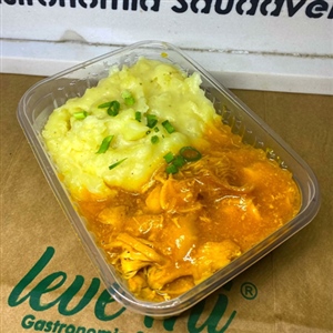 SOBRECOXA DE FRANGO DESOSSADA COM PURE DE BATATA INGLESA